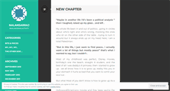 Desktop Screenshot of nalansarraj.wordpress.com