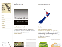 Tablet Screenshot of mullerjannie.wordpress.com