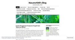 Desktop Screenshot of nasunsri048.wordpress.com