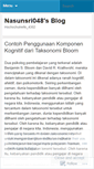 Mobile Screenshot of nasunsri048.wordpress.com