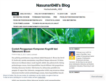 Tablet Screenshot of nasunsri048.wordpress.com