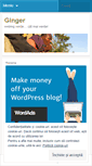 Mobile Screenshot of gingerali.wordpress.com