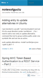 Mobile Screenshot of notesofguclu.wordpress.com