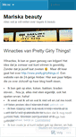 Mobile Screenshot of mariskabeauty.wordpress.com