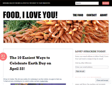 Tablet Screenshot of foodiloveyou.wordpress.com
