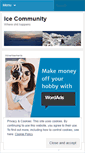 Mobile Screenshot of icecommunity.wordpress.com