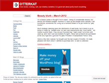 Tablet Screenshot of otterkat.wordpress.com