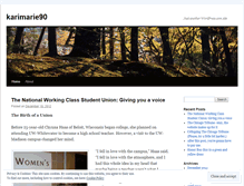 Tablet Screenshot of karimarie90.wordpress.com