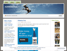 Tablet Screenshot of mikehurren.wordpress.com