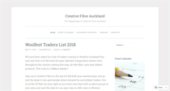 Desktop Screenshot of creativefibreauckland.wordpress.com