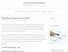 Tablet Screenshot of creativefibreauckland.wordpress.com