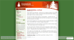 Desktop Screenshot of foodiezone.wordpress.com