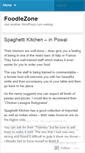 Mobile Screenshot of foodiezone.wordpress.com