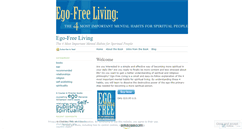 Desktop Screenshot of egofreeliving.wordpress.com