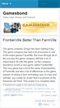 Mobile Screenshot of gamesbond.wordpress.com