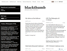 Tablet Screenshot of blackthumb.wordpress.com