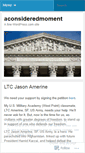 Mobile Screenshot of aconsideredmoment.wordpress.com