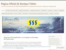 Tablet Screenshot of enriquevidrio.wordpress.com