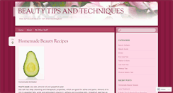 Desktop Screenshot of beautytips4allofyou.wordpress.com