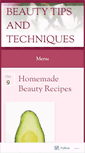 Mobile Screenshot of beautytips4allofyou.wordpress.com