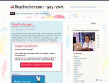 Tablet Screenshot of boychecker.wordpress.com