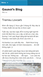 Mobile Screenshot of gausoi.wordpress.com