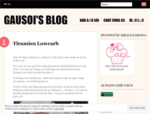 Tablet Screenshot of gausoi.wordpress.com