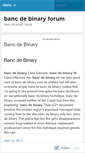 Mobile Screenshot of community.bancdebinaryforum.wordpress.com