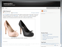 Tablet Screenshot of fashionjunkee.wordpress.com