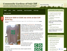 Tablet Screenshot of communitygardensoc.wordpress.com
