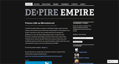 Desktop Screenshot of depireempire.wordpress.com