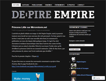 Tablet Screenshot of depireempire.wordpress.com