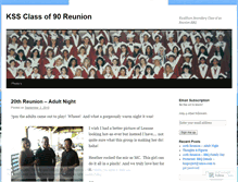 Tablet Screenshot of kssclass.wordpress.com