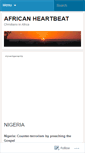 Mobile Screenshot of africanheartbeat.wordpress.com