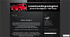 Desktop Screenshot of camiondepompier.wordpress.com
