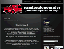 Tablet Screenshot of camiondepompier.wordpress.com