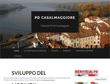 Tablet Screenshot of pdcasalmaggiore.wordpress.com