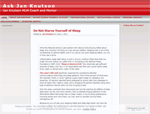 Tablet Screenshot of janknutson.wordpress.com