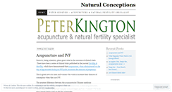 Desktop Screenshot of peterkingtonfertility.wordpress.com