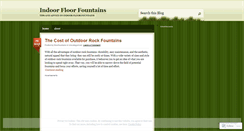 Desktop Screenshot of indoorfloorfountains.wordpress.com