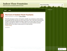 Tablet Screenshot of indoorfloorfountains.wordpress.com