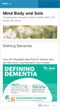 Mobile Screenshot of mindbodyandsole.wordpress.com