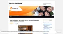 Desktop Screenshot of familiacompensar.wordpress.com