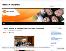 Tablet Screenshot of familiacompensar.wordpress.com