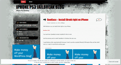 Desktop Screenshot of iphoneps3jailbreak.wordpress.com