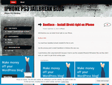 Tablet Screenshot of iphoneps3jailbreak.wordpress.com