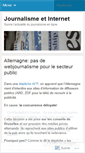 Mobile Screenshot of journalismeenligne.wordpress.com