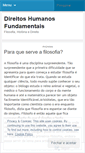 Mobile Screenshot of direitoshumanosfundamentais.wordpress.com