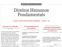 Tablet Screenshot of direitoshumanosfundamentais.wordpress.com