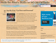 Tablet Screenshot of insidearts.wordpress.com